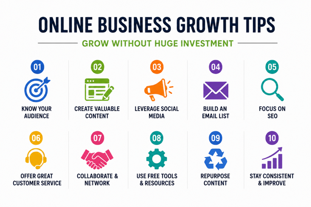online business growth tips